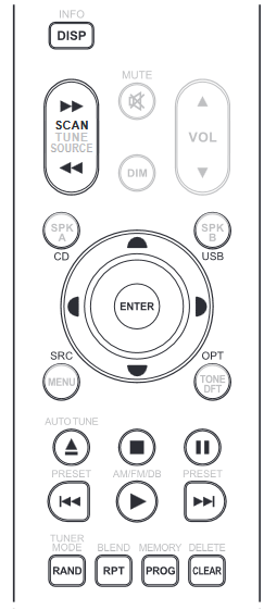 SR 9 FERNBEDIENUNG - CD-PLAYER-STEUERUNG