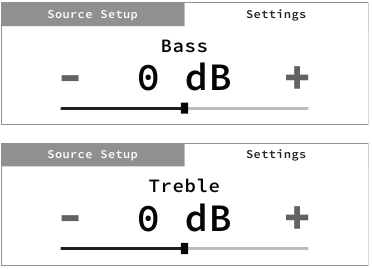Werking - Bas- en hoogteregeling