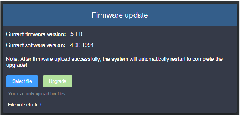 Nadogradnja firmvera