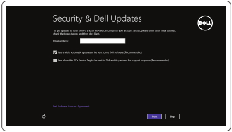 Finalizați configurarea Windows - Pasul 1