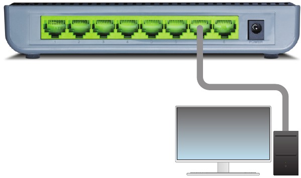Connecting the XGS-1008 to a Device