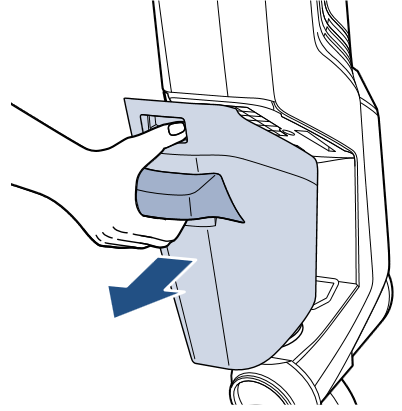Esvaziar o Dep&oacute;sito de &Aacute;gua Suja - Passo 1