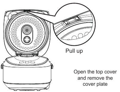 Demontaż płyty pokrywy w celu czyszczenia