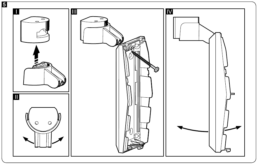 Detektorni braketga o'rnatish