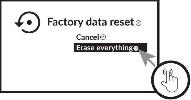 Сброс к заводским настройкам