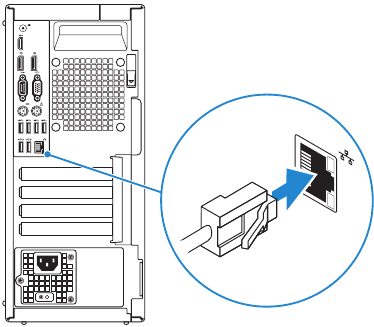Tarmoq kabelini ulash