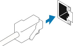 Ligar o cabo de rede