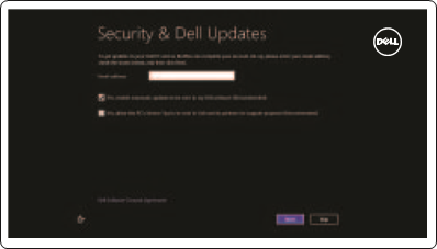 Concluir a configura&ccedil;&atilde;o do Windows - Passo 1
