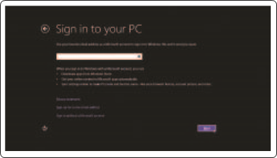 Concluir a configura&ccedil;&atilde;o do Windows - Passo 3