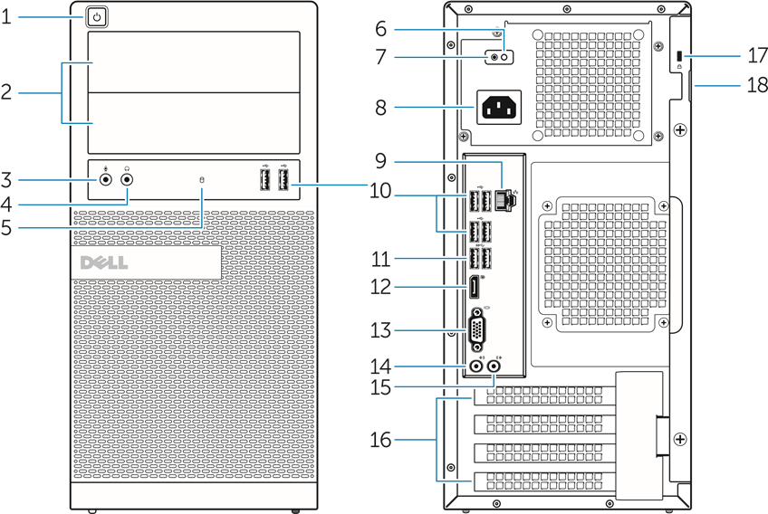 Funcionalidades do OptiPlex 3020 MT