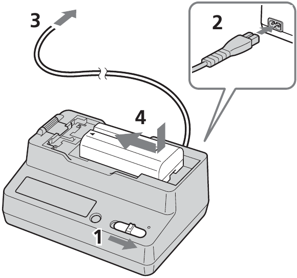 Chargement de la batterie