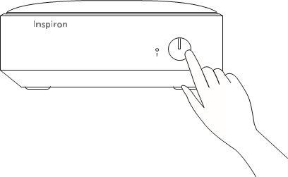 Quvvat tugmasini bosing