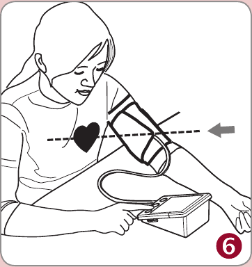 Zakładanie mankietu - Krok 1