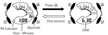 For &aring; vise gjeldende tid i en annen tidssone