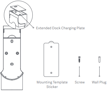 2-in-1 Charging and Storage Mount - Orodha ya vitu