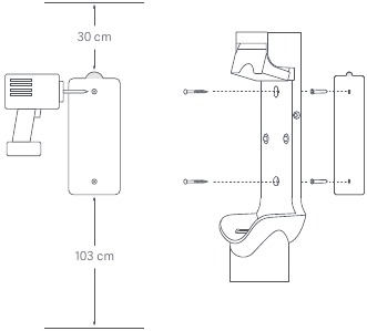 Kufunga 2-in-1 Charging & Storage Mount