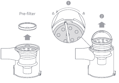 Pastrimi i Para-filtrit - Hapi 1