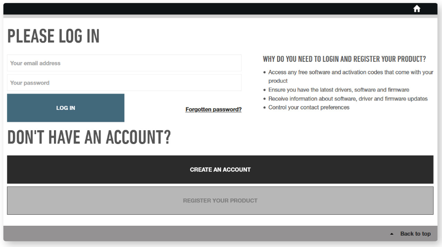 Clarett USB-ni ro'yxatdan o'tkazish - 1-qadam