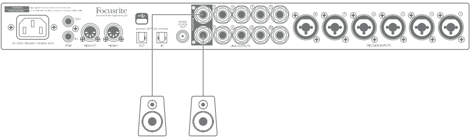 Aktif hoparl&ouml;rleri bağlama