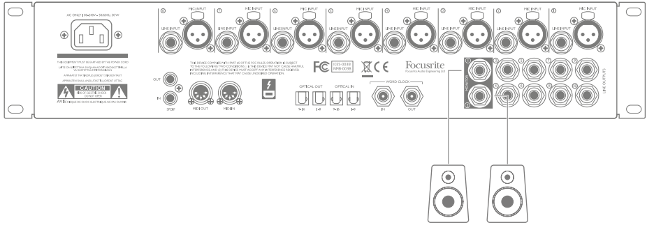 Lidhja e altoparlant&euml;ve aktiv&euml;