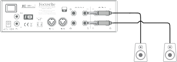 Pripojenie akt&iacute;vnych reproduktorov