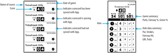 AYARLAR MEN&Uuml;S&Uuml; &Ouml;ĞELERİ - Skor kartı listesi