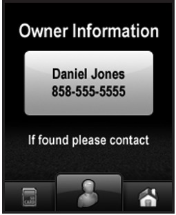 &Scaron;iame ekrane rodoma savininko informacija, įvesta skiltyje &bdquo;Savininko informacijos nustatymas&ldquo;