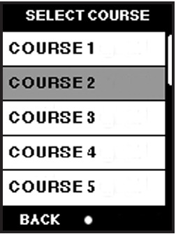 Golf spielen Bildschirm
