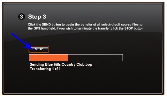 Kurs Verilerini YP GPS &Uuml;nitesine Aktarma - Adım 6