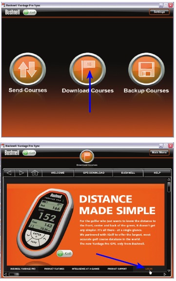 Senkronizasyon Uygulamasını Kursları İndirmek İ&ccedil;in Kullanma - Adım 2