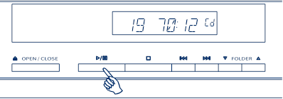 Normalne odtwarzanie płyty