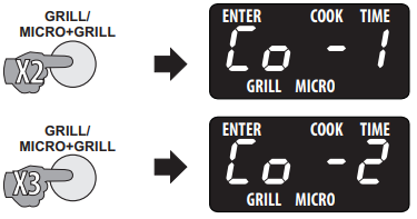 Slik stiller du inn et kombigrills-program