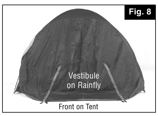 Жаңбырдан қорғайтын жабынды бекіту үшін - 1-қадам