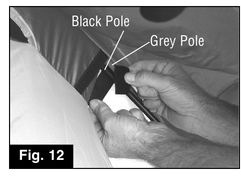Жаңбырдан қорғайтын жабынды бекіту үшін - 5-қадам