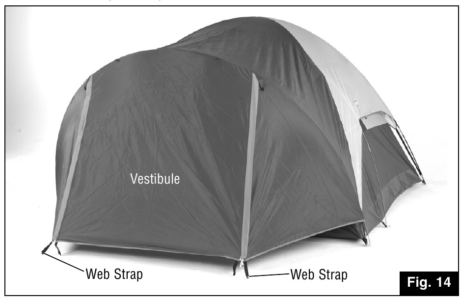 Жаңбырдан қорғайтын жабынды бекіту үшін - 7-қадам