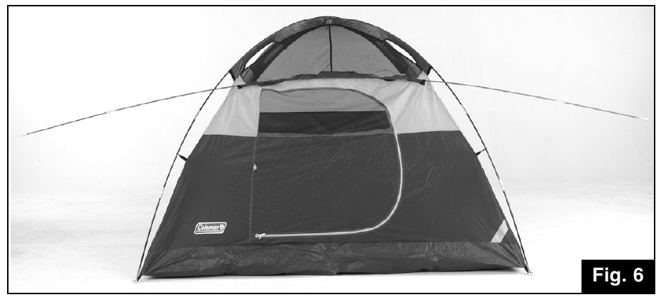 Шатырды орнату үшін - 6-қадам