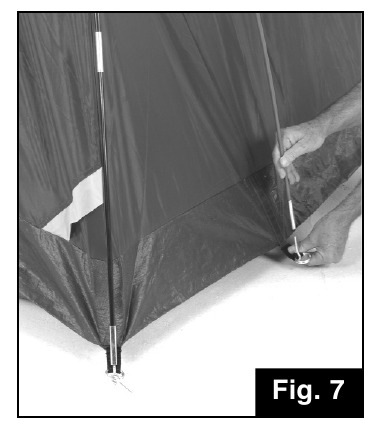 Шатырды орнату үшін - 7-қадам