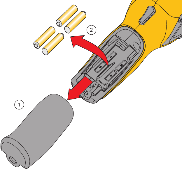 Remplacement des piles du VT02