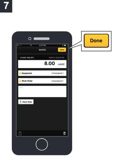 Fluke Connecti kasutamiseks - samm 7