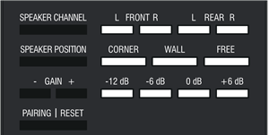 Configura&ccedil;&otilde;es por meio de bot&otilde;es de controle