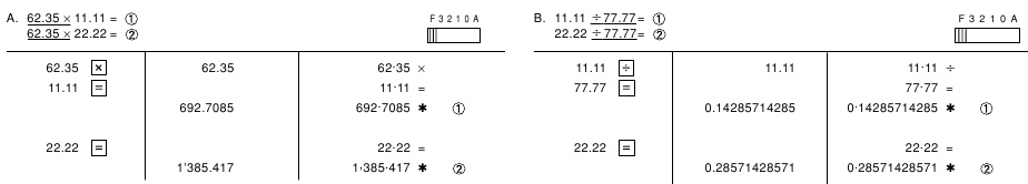 PRIMERI IZRAČUNOV - KONSTANTA