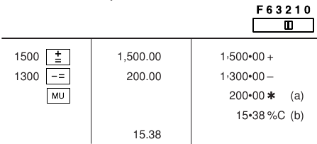 PROTSENTUAALNE MUUTUS