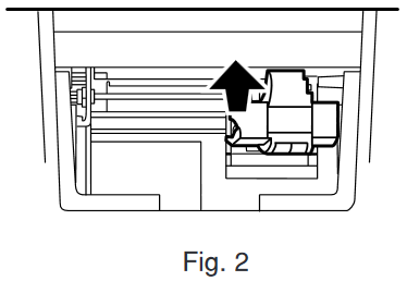 SOSTITUZIONE DEL RULLO INCHIOSTRATORE - Passaggio 2