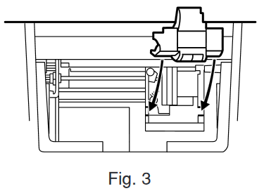 SOSTITUZIONE DEL RULLO INCHIOSTRATORE - Passaggio 3