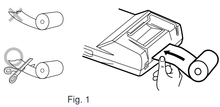 SOSTITUZIONE DEL ROTOLO DI CARTA - Passaggio 1