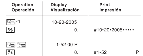 EJEMPLOS DE C&Aacute;LCULO - IMPRESI&Oacute;N DE FECHA Y HORA
