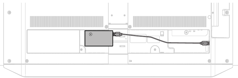 Құрылғыны қосу - Loewe bild 7 теледидар жинағының сымдары