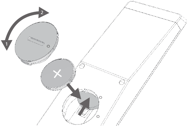 Поставяне на батерии