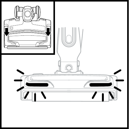 ACCESO A LOS CEPILLOS GIRATORIOS - Paso 2