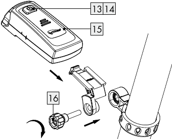Установка заднего фонаря - Шаг 2